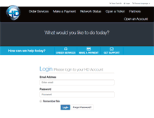 Tablet Screenshot of my.hd.net.nz