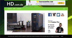 Desktop Screenshot of hd.com.do